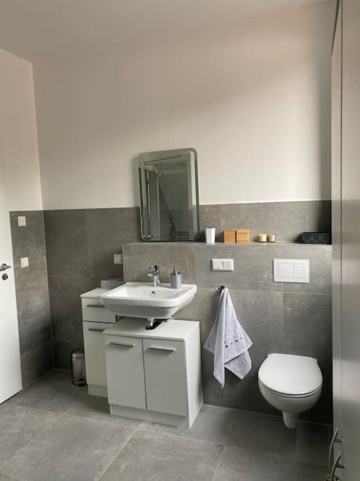 Wunderschoene Ferienwohnung Auf Dem Bauernhof Greven Bagian luar foto